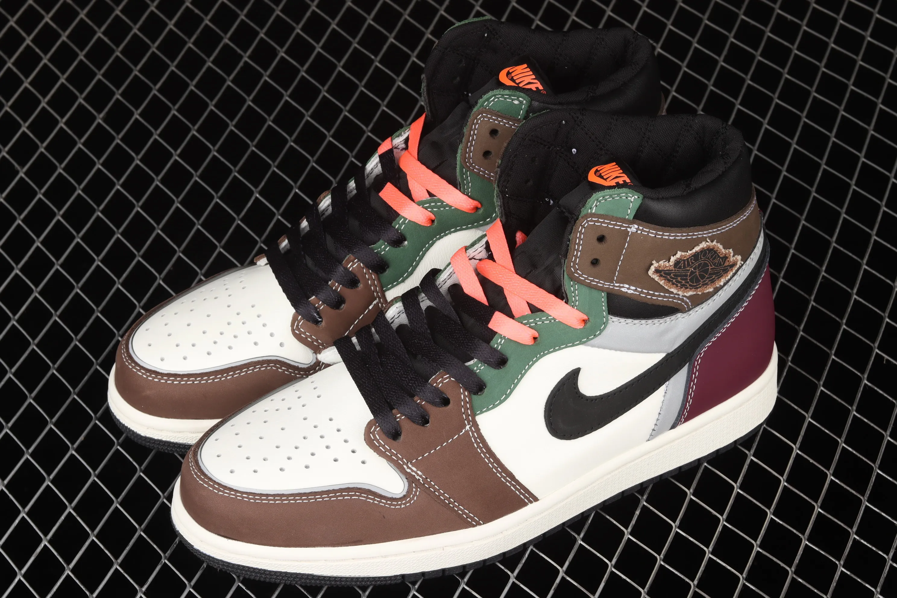 All categories Air Jordan Jordan series basketball shoes Air Jordan 1 High Air Jordan 1 High OG "Hand Crafted" AJ1 Joe 1 color stitching DH3097-001